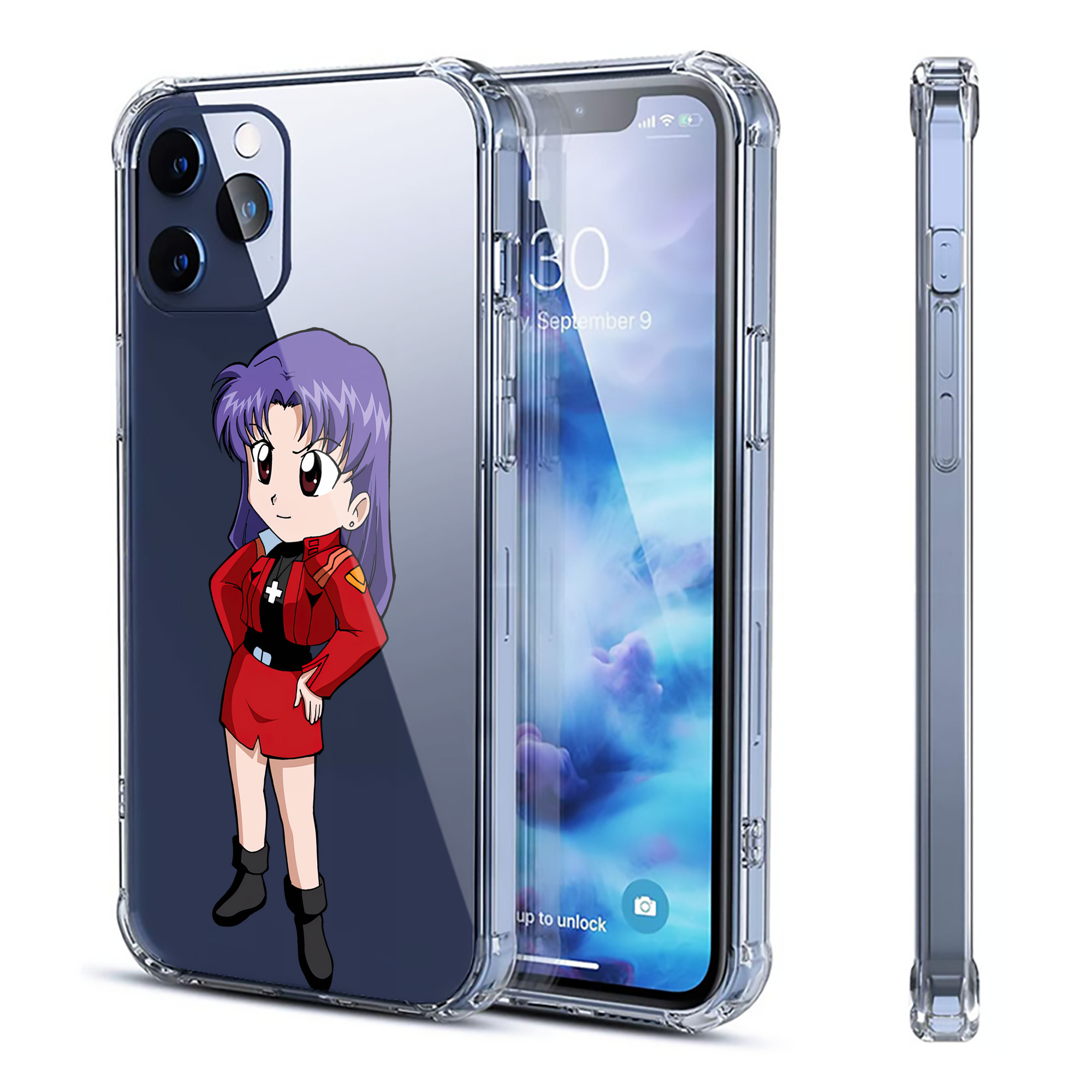 （画像用） EVA 新世紀エヴァンゲリオン 【iPhone 12シリーズ対応】透明スマホケース（クリアソフトケース）